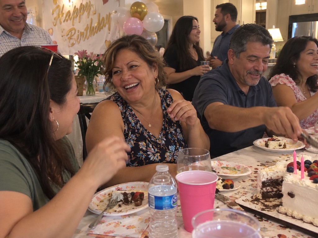 A birthday at the table